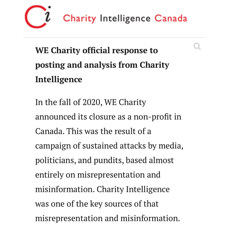 Screenshot of an article