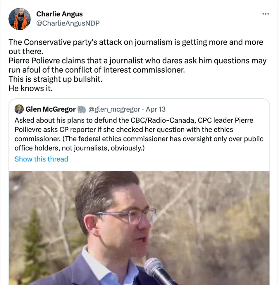 Screenshot of a tweet
