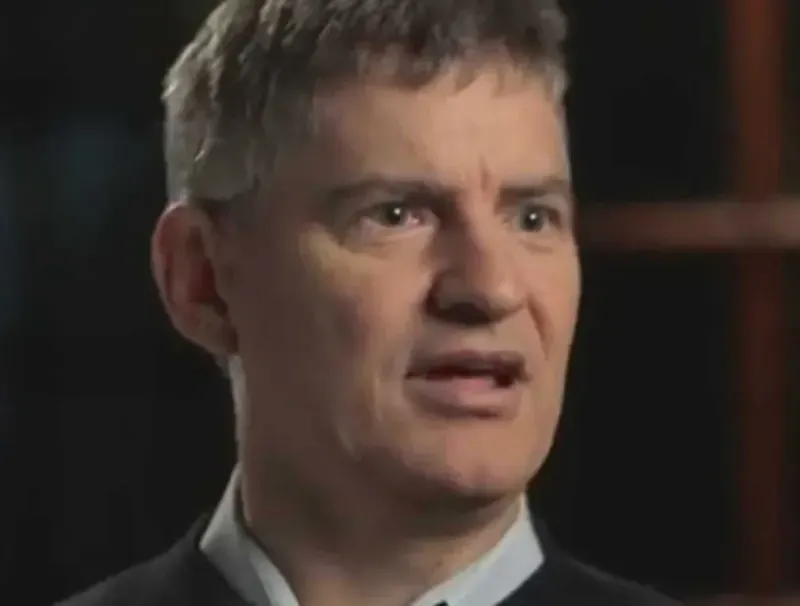 close up of Harvey Cashore talking